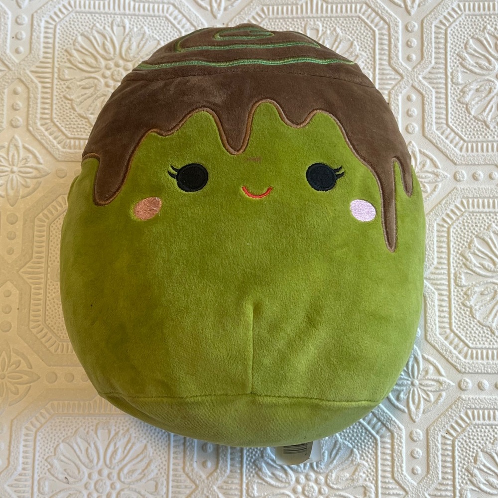 Squishmallows 8 Inch Chanel the Cinnamon Roll Green Matcha Tea Plush Toy
